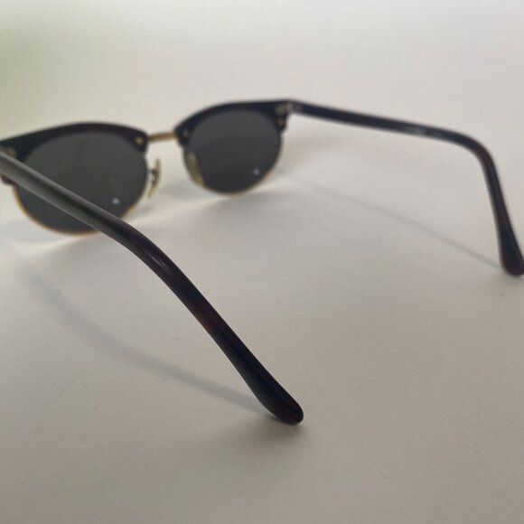 Bay Ban Tortoiseshell Oval Clubmaster RB3946 140mm Frame Discontinued Style - Picture 4 of 6